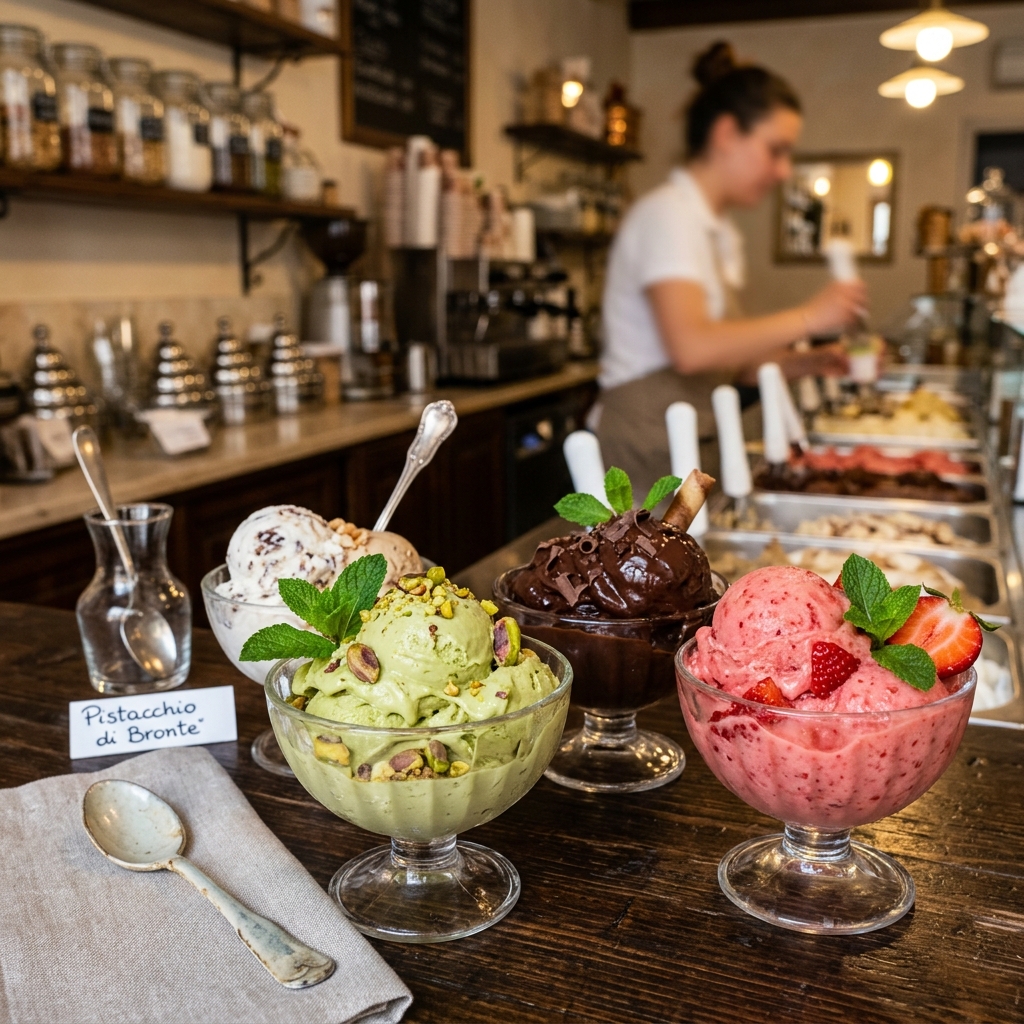 Italienisches Eis im Sieglarer Grill